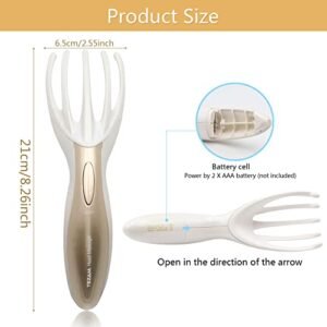 Tezam Electric Head Massager: Relaxation & Healing Therapy